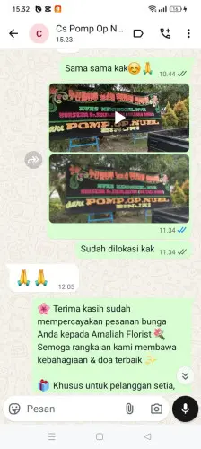 Testimonial Papan Bunga baturanjang